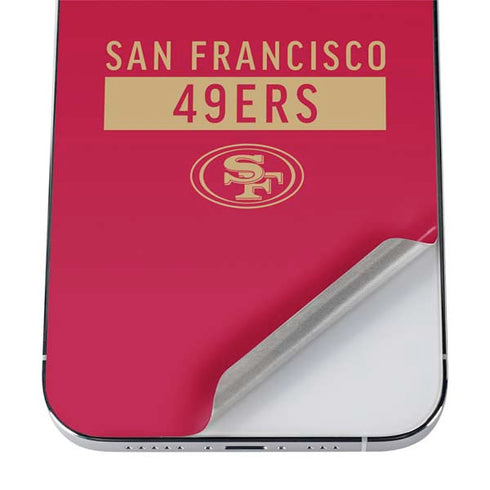 NFL San Francisco 49ers Red Performance Series iPhone 12 Pro Max Skin